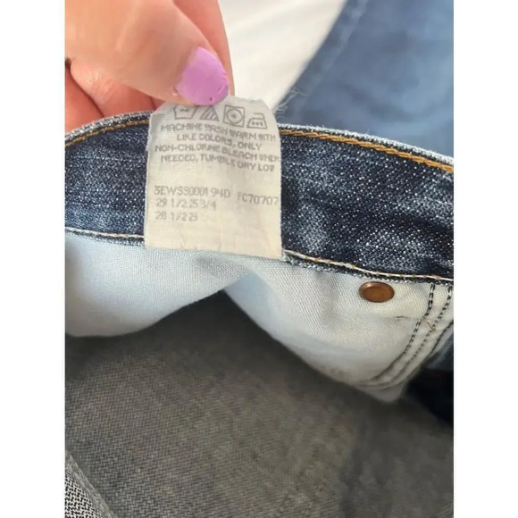 Vintage denim Riders Blue‎ cropped Jeans Size 6 - Picture 6 of 6